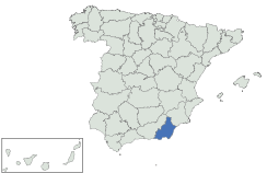 Situación de la provincia de Almería