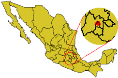 Situación de Zona metropolitana de la ciudad de México