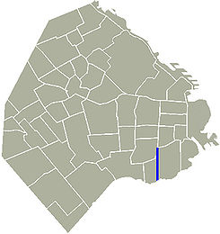 Avenida Vélez Sársfield Mapa.jpg