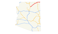 US 160 (AZ) map.svg