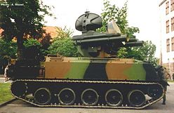 Sistema antiaéreo AMX-30 Roland.