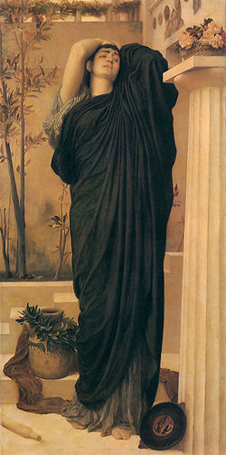 1869 Frederic Leighton - Electra at the Tomb of Agamemnon.jpg