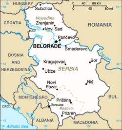 2006 Serbia-CIA WFB Map.png