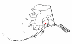 Location of Wasilla, Alaska