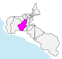 Cantón de Acosta en la Provincia de San José