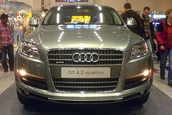 Frontal del Audi Q7