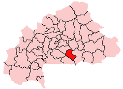 Localización de Zoundwéogo