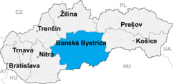 Región de Žarnovica en Eslovaquia