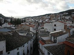 Vista de Beas de Segura desde el campanario de la iglesia de la Asunción.