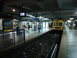 Vista de la estación Retiro de la línea C
