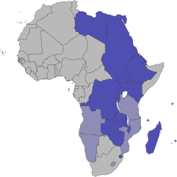 Situación de Mercado Común de África Oriental y Austral