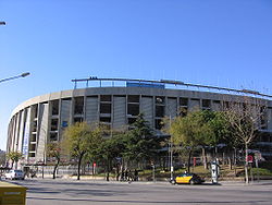Vista exterior del Camp Nou