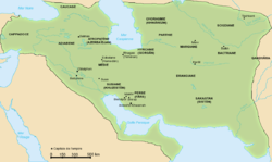 Ubicación de Imperio sasánida