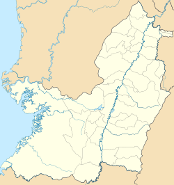 Localización de Embalse del Calima en Valle del Cauca
