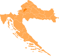 Localización respecto a Croacia