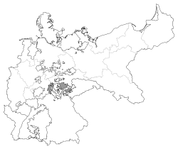 Ubicación de Sajonia-Weimar-Eisenach