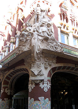 Entrada principal del Palau de la Música Catalana.jpg