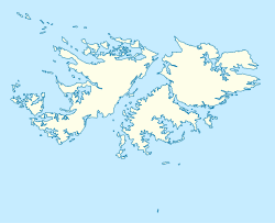 Puerto Egmont en Islas Malvinas