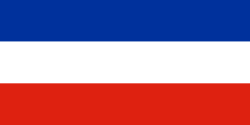 La bandera de Yugoslavia ha sido históricamente la compuesta por los tres colores paneslavos: rojo, blanco y azul, aunque con diferentes símbolos sobre la misma según el período histórico.