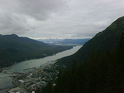 Panorama urbano de Juneau