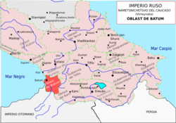 Ubicación de Cáucaso
