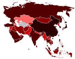 H1N1 Asia map by confirmed cases.svg