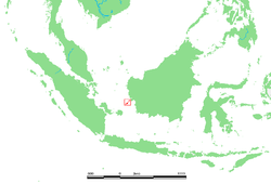 Localización de las islas Karimata