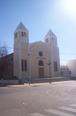 Iglesia matriz de Villa General San Martín, Albardón, San Juan, Argentina.jpg