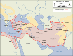 Ubicación de Imperio Aqueménida o Persa