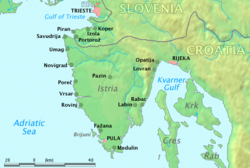 Localización de Istria