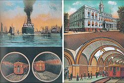Joralemon Street Tunnel postcard, 1913.jpg