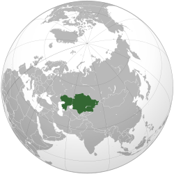 Situación de de Kazajistán