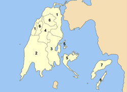 Municipios de la prefectura de Léucade