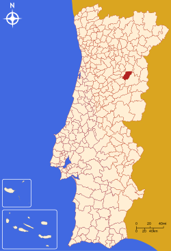 Localización de Celorico da Beira