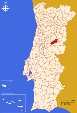 Localización de Covilhã