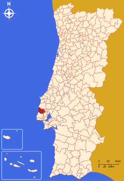 Localización de Mafra
