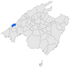 Localización de Bañalbufar