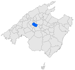 Localización de Binisalem