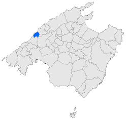 Localización de Deyá