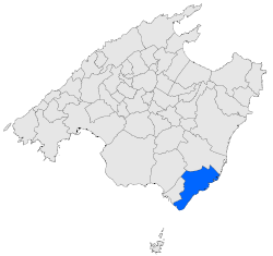 Localización de Santañí