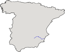 Localización del río Segura