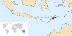 Ubicación de Timor Portugués
