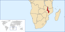 Situación de Malaui