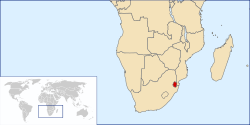 Situación de Suazilandia