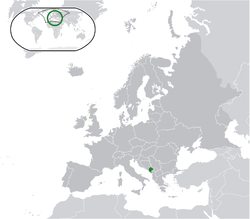 Situación de Montenegro