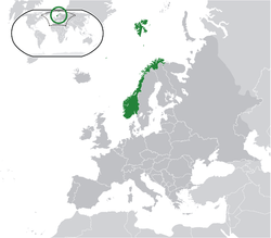 Situación de Noruega