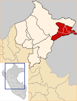 Location of the province Mariscal Ramón Castilla in Loreto.svg