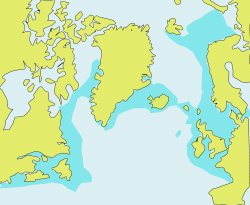 Distribución del fletán en el Océano Atlántico.