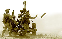 M119 durante la Guerra de Iraq.