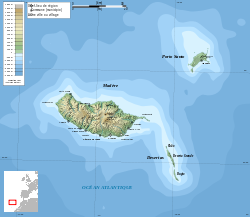 Localización en las islas Madeira